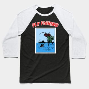 Fly Fishing Funny Fisherman Novelty Gift Baseball T-Shirt